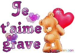 Gif animé je t'aime grave